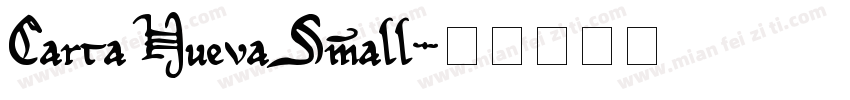 Carta Nueva Small字体转换